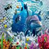 Niwo ART - Sea World, Wall Mural for Kid's room| Self-Adhesive Large Wallpaper (64"x96") view 2