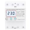 Walfront STVP-936 3-Phase Voltage Protector LCD Adjustable Self-Resetting 230V/400V AC 50A view 1