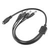 K-MAINS 4-Plug Splitter 4-Way Power Cord Replacement for MC5 9 Volt Daisy Chain Fit Boss Line 6 MXR Pedals view 1