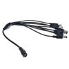 K-MAINS 8-Plug Tip Splitter 8-Way Power Cord Cable Replacement for SANNCE 4CH, 8CH and 16CH Channel HDMI Digital Video Recorder Audio DVR CCTV Security System view 1