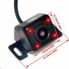 4LED Car Rear View Camera 170 Degree Wide Viewing Angle Reverse Backup CMOS/CCD Car Rearview Camera Monitor for Parking view 2