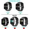 Bands Compatible for Letsfit IW1 EW1/Faweio IDW13/Fitpolo IDW13/WMK IDW13/Amzhero IDW13/Konitee IDW13/Gydom IDW13/TOOBUR IDW13 Smart Watch Band 22MM Adjustable Quick Release Soft Silicone Waterproof Bands Replacement view 3