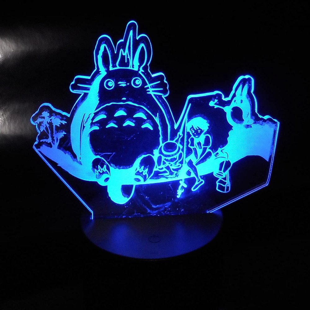 Fishing with Friends 6" Wide Laser Engraved 3D Effect Acrylic LED Desk Top Night Lamp
