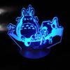 Fishing with Friends 6" Wide Laser Engraved 3D Effect Acrylic LED Desk Top Night Lamp view 1