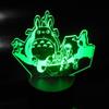 Fishing with Friends 6" Wide Laser Engraved 3D Effect Acrylic LED Desk Top Night Lamp view 3