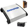 AUDIOTEK AT1800S 2 Channel Stereo Car Amplifier - 1800 Watts, 2 Ohm Stable, LED Indicator, Full Range, Bass Knob Included, Great for Speakers and Subwoofers with Phone Holder Bundle view 1