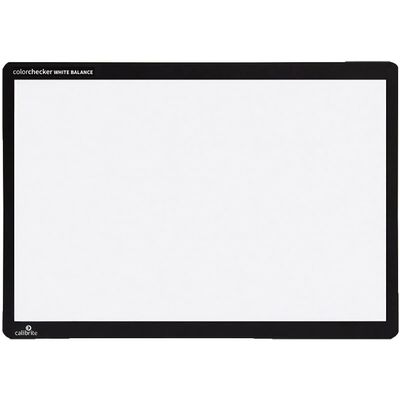 Calibrite ColorChecker White Balance Target for Neutral White Balance in Photo and Video, Spectrally Neutral Reference for Mixed Lighting, 8 x 11.5 inch Chart for Custom in Camera Balance (CCWB)