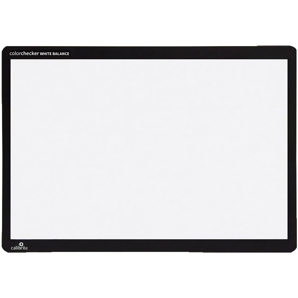 Calibrite ColorChecker White Balance Target for Neutral White Balance in Photo and Video, Spectrally Neutral Reference for Mixed Lighting, 8 x 11.5 inch Chart for Custom in Camera Balance (CCWB)