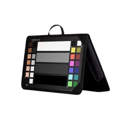 Calibrite ColorChecker Video XL Color Target w/Case for Exposure and Color Balance, Vectorscope and Waveform Optimized Layout with Skin Tones and Grays, 21 x 14.8 inch Wide Shot Chart (CCVPR-XL-CS)