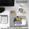 Fleming Coat of Arms/Fleming Family Crest Mousepad by Carpe Diem Designs, Made in The U.S.A view 2