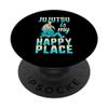 Jujutsu Is My Happiest Place Jiu Jitsu BJJ Martial Arts Kids PopSockets Swappable PopGrip view 1