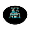 Jujutsu Is My Happiest Place Jiu Jitsu BJJ Martial Arts Kids PopSockets Swappable PopGrip view 2