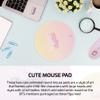BTS Tiny Tan Bangtan Round Mouse Pads, Designed with All 7 BTS Members! (Purple) view 2