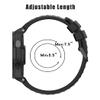 Band Compatible with Garmin Forerunner 735XT/220/230/235/235 Lite/620/630,Soft Silicone Replacement Watch Strap for Garmin Approach S20 S5 S6 Smart Watch,Adjustable Sport WatchBand (black+grey) view 4