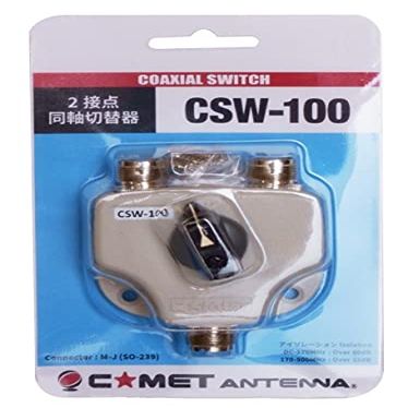 CSW-100 Comet 2 Contact Coax Switcher M-J Type Connector