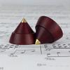 4 pieces sandalwood Dia.23mm Audio Cones wood HiFi Mounts audio Stand Feet amplifier Feet Speaker Shock Shockproof Spikes view 1