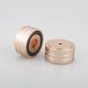 4Pcs HiFi AMP Speaker Aluminum Isolation Feet Pad Use For Turntable DAC Stereo Audio Speakers Amplifier Feet Pads 40x20mm (Color : Golden) view 1