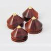 4PCS Rosewood Speaker Amplifier Shock Spikes with Audio Shock Absorber 33MM Amp Cone Speaker pad view 1