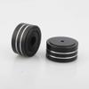 4Pcs HiFi AMP Speaker Aluminum Isolation Feet Pad Use For Turntable DAC Stereo Audio Speakers Amplifier Feet Pads 40x20mm (Color : Silver) view 4
