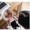 BENHAI Quiet Mini USB Desk Fan, Portable Fan 3 Speeds Fan USB Fan for Home Bed Office Outdoor Travel 7.87 X 9 INCH (Color : Gold) view 3