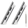 AISPORTS Compatible with Apple Watch Adapter 49mm 45mm 44mm 42mm, Apple Watch Band Connector Link Lug Adapter Metal Connection Clasp with Spring Bar for Apple Watch Ultra/iWatch Series 8/7/6/5/4/3/2/1 view 1