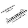 AISPORTS Compatible with Apple Watch Adapter 49mm 45mm 44mm 42mm, Apple Watch Band Connector Link Lug Adapter Metal Connection Clasp with Spring Bar for Apple Watch Ultra/iWatch Series 8/7/6/5/4/3/2/1 view 4