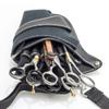 IKAS Scissor Holster - Black PU Leather Shear Holder for Hairdressers, Barbers & Pet Groomers - Waist/Shoulder Belt Shear Holder view 2
