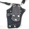 IKAS Scissor Holster - Black PU Leather Shear Holder for Hairdressers, Barbers & Pet Groomers - Waist/Shoulder Belt Shear Holder view 3