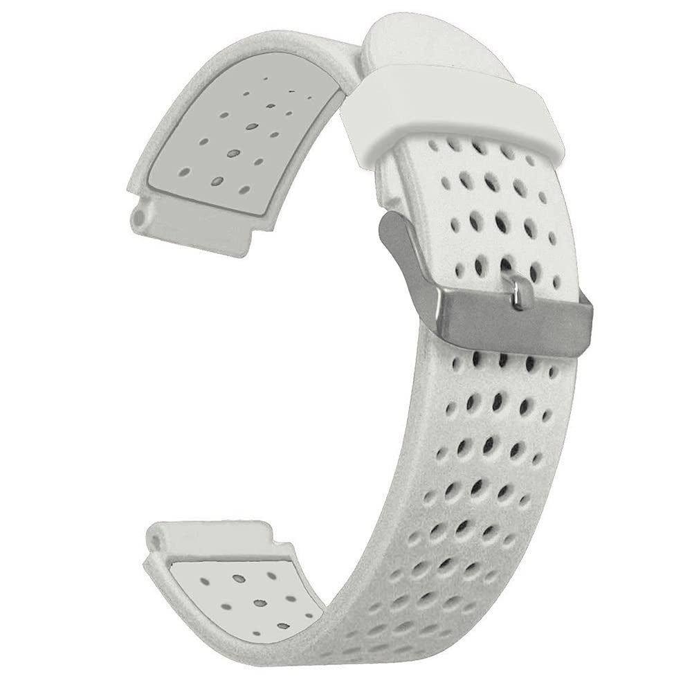AISPORTS Compatible with Garmin Forerunner 230 Band Silicone, 16mm Soft Breathable Silicone Band Sport Wristband Replacement Band for Garmin Forerunner 220/230/235/620/630/735XT/Approach S20/S5/S6