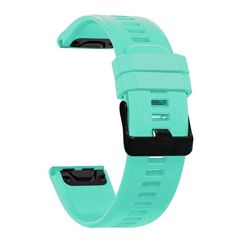 AISPORTS Compatible for Garmin Approach S70 47mm/S62/S60 Band Silicone, 22mm Quick Fit Watch Band Soft Breathable Silicone Sport Wristband Bracelet Replacement Band for Garmin D2 Delta/D2 Mach 1