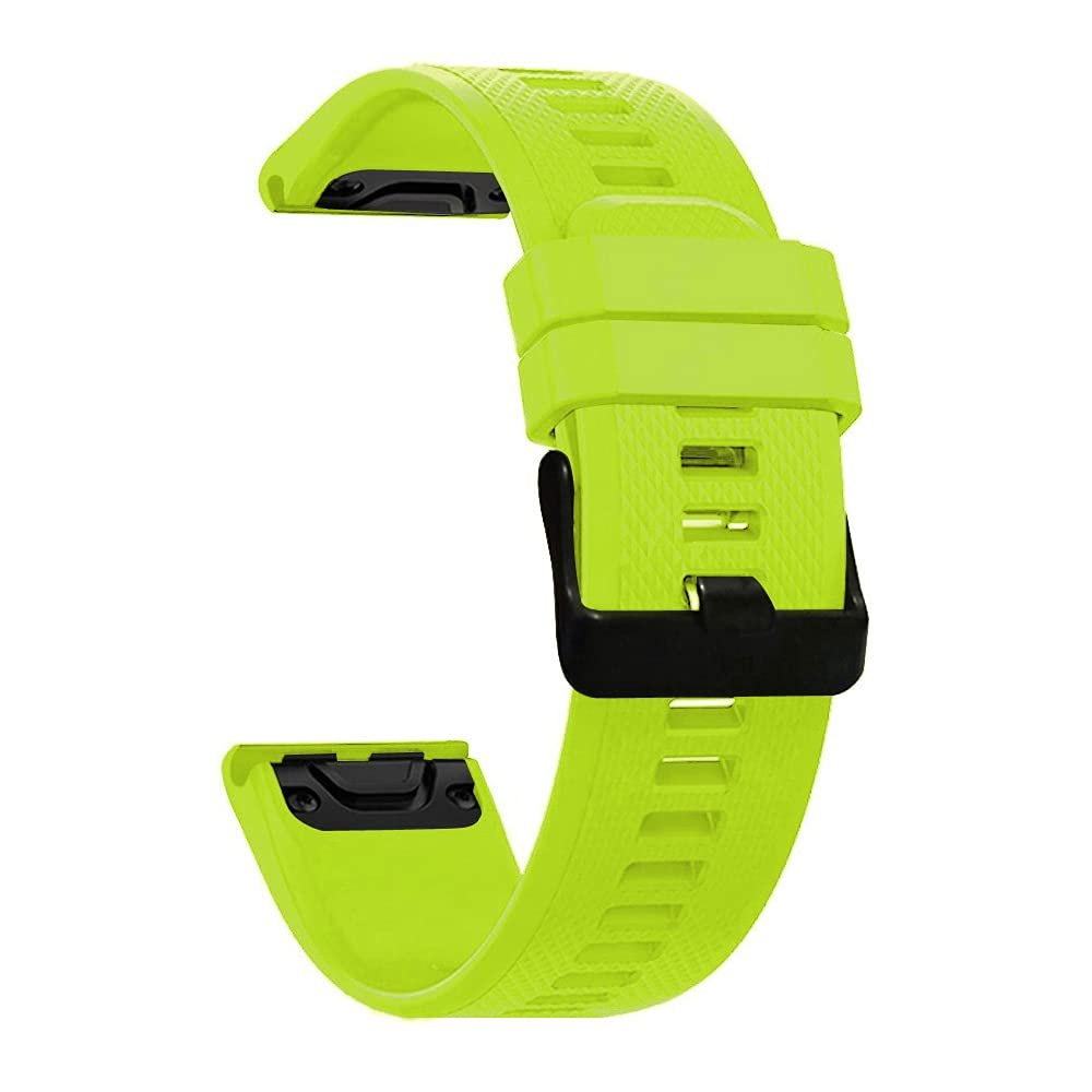 AISPORTS Compatible for Garmin D2 Delta/D2 Mach 1 Band Silicone, 22mm Quick Fit Watch Band Soft Flexible Breathable Silicone Sport Wristband Bracelet Replacement Band for Garmin Quatix 7 Pro/7/6/5