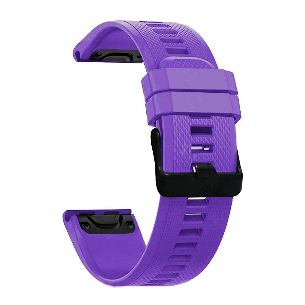 AISPORTS Compatible for Garmin Fenix 8 47mm/E 47mm/7/7 Pro/6/6 Pro/5/5 Plus Band Silicone, 22mm Quick Fit Watch Band Sport Wristband Bracelet Replacement Band for Garmin Forerunner 965/955/945/935/745