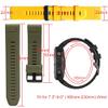 AISPORTS Compatible for Garmin Fenix 8 47mm/E 47mm/7/7 Pro/6/6 Pro/5/5 Plus Band Silicone, 22mm Quick Fit Watch Band Sport Wristband Bracelet Replacement Band for Garmin Forerunner 965/955/945/935/745 view 3