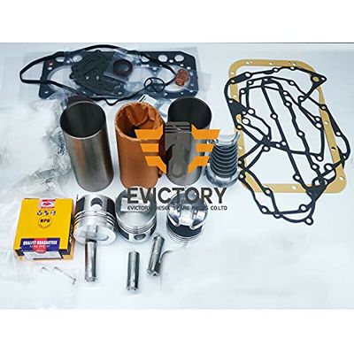 For Mitsubishi excavactor S3L S3L2 engine rebuild overhaul repair kit piston + ring+ cylinder liner + full head gasket kit + crankshaft connecting rod bearing set