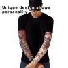 AHXN UV Sun Protection Arm Sleeves for Men & Women-UPF 50+ Sports Compression Cooling Sleeve-Unique TATTOO SLEEVE gift (Cacodemon) view 2