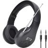 HanRongDa Radio Headphones Portable Stereo FM Radio with Best Reception, DSP Digital Personal Wireless Headset with Preset Stations, AA Battery Operated for Walking, Traveling, Jogging HRD-600 view 1