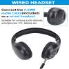 HanRongDa Radio Headphones Portable Stereo FM Radio with Best Reception, DSP Digital Personal Wireless Headset with Preset Stations, AA Battery Operated for Walking, Traveling, Jogging HRD-600 view 4