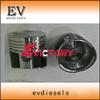 For Mitsubishi K3D ENGINE REBUILD KIT piston + ring + cylinder liner + bearing main conrod view 3