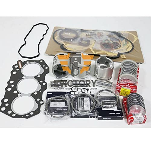 For Mitsubishi S3Q S3Q2 Engine Overhaul rebuild kit piston ring gasket bearing