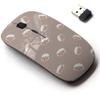 2.4G Wireless Mouse with Cute Pattern Design for All Laptops and Desktops with Nano Receiver - Childish Cute Animal view 1