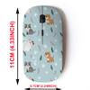 2.4G Wireless Mouse with Cute Pattern Design for All Laptops and Desktops with Nano Receiver - Bull Terrier Pitbull view 2