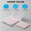 Adhesive Cable Clips White (60 PCS), Upgraded Wire Clips for Cable Management, Strong Cord Clips Wire Holders for The Wall, Under Desk, Led Strip, Electric Wires, Ethernet Cable Clips_Small view 2