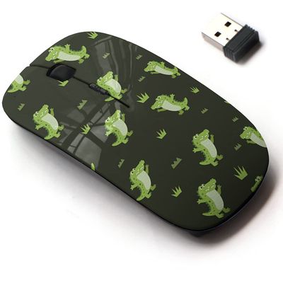 2.4G Wireless Mouse with Cute Pattern Design for All Laptops and Desktops with Nano Receiver - Cute Happiness