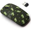 2.4G Wireless Mouse with Cute Pattern Design for All Laptops and Desktops with Nano Receiver - Cute Happiness view 1