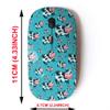 2.4G Wireless Mouse with Cute Pattern Design for All Laptops and Desktops with Nano Receiver - Cute Friendly Cow view 2