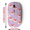 2.4G Wireless Mouse with Cute Pattern Design for All Laptops and Desktops with Nano Receiver - Cute Foxes on view 2