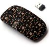 2.4G Wireless Mouse with Cute Pattern Design for All Laptops and Desktops with Nano Receiver - Foxes view 1