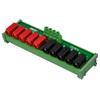 Banana Jack 2x5 Position Distribution Module, DC Power Strip Horizontal (DIN Rail Mount) view 3