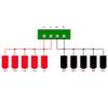 Banana Jack 2x5 Position Distribution Module, DC Power Strip Horizontal (DIN Rail Mount) view 4