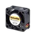 9WFA0424G6001, DC Fan, 40x20mm, 24VDC, 10.9CFM, 2.6W, 48dBA, 17000RPM, 170pA, Oil Proof, Tachometer